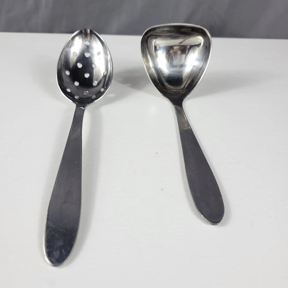 Crate & Barrel Spoons 18/10 Stainless